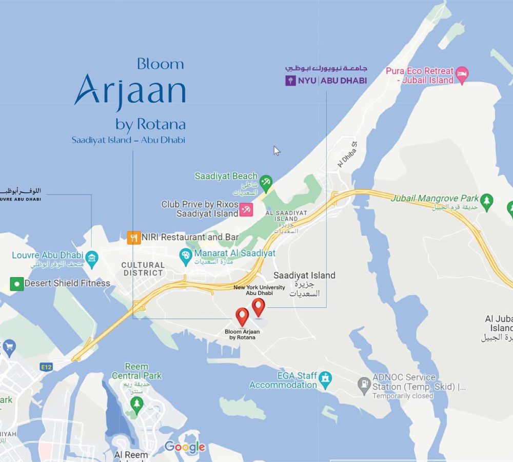 Bloom-Arjaan-by-Rotana-location-map